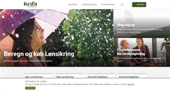 Desktop Screenshot of krifaforsikring.dk